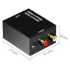 Dijital Adaptador Kablo Optik Koaksiyel RCA Toslink Sinyali Analog Audio Converter Adaptörü