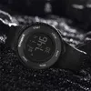 Synoke 9199 الرقمية الساعات الرجال الفاخرة ماركة رقيقة جدا الصمام ساعة اليد الإلكترونية المرأة ماء الرياضة ووتش الرجال ساعة + حزام G1022