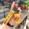 Kot Lalka Car Key Chains Rings Holder Silikonowe breloki ze zwierzętami Charms Cartoon Cute Mens Jewelry Accessories Gifts Breloki dla kobiet Torba wisiorek