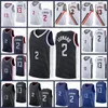 2021 New Kawhi Basketball Jersey 2 Leonard Hommes Paul 13 George Black