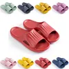 Tofflor Slides Sko Män Kvinnor Sandal Platform Sneaker Mens Kvinnor Röd Svart Vit Gul Slide Sandaler Trainer Utomhus Inomhus Slipper Style 1-8