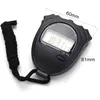 Timers 2021 Classic Waterproof Digital Professional Handheld LCD Sports Stopwatch Timer Stop Watch With Strings