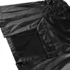 MSemis Mens Pelle Kilt Gladiatore Pieghe Split Wrap Utility Kilt Uomini Costume Party Clubwear Sissy Gay Shorts Mini Gonne X0628