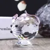 H&D Sparkly Crystal Animal Figurine Collection Paperweight Table Centerpiece Ornament Home Decoration Xmas Gifts (9 Styles) 210727