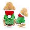 Dog Apparel Pet Clothes Cat And Christmas Coat Hooded Sweater Jumpsuit Puppy Winter Warm Little Big