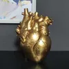 Novità Cuore anatomico Vaso di fiori Resina Cuore umano Scultura Vaso di fiori Ornamento desktop Decorazione domestica Regali creativi 210623