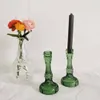 1PC Vintage Decoratie Huwelijkstafel Cristal Candle Stand Crystal Candelabra Taper Houder