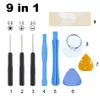 9 in 1 Pry tool Kit Opening Tools kit FOR Apple iPhone 3G 4 4G 4S 5 5G 5S 6G or 6 Plus 1000sets