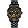 Top Sport Quartz Watch Men التلقائي التناظري Relogio Maschulino Fashion Mens ساعات معصم الفولاذ المقاوم للصدأ