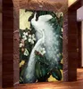 Wallpapers Customized 3D Large Po Murals For Hallway Entranceway Door Living Room Bedroom Wall Decoration Painting Peacock Paper