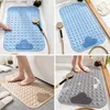 Badmattor eovna pvc anti slip badkar mat badrum dusch antibakteriell maskin tvättbar för badrum, barn toddler senior