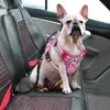 No Pull Dog Harness Reflective Vest Harness Outdoor Pet Harness With Easy Control Handle 2 Leash Hook for Medium Large Dogs 210729