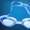 Einstellbare Schutzbrille Schwimmbrille Anti-Fog UV-Schutz für Männer und Frauen wasserdichte Silikon verspiegelte Schwimmbrille Y220428