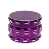 new4 Layers Smoking Accessories 63mm Spice Grinder Empty Aluminium Alloy High Quality for Dry Herb Tobacco Cigarette Colorful Easy Use EWA47