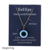 1 st Blue Glass Evil Eye Hangers ketting voor vrouwen mannen kalkoen gelukkige ketting choker sieraden accessoires