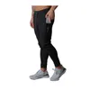 joggar sport män byxor sidofickor elasticitet svettbyxor bomullsmän fitness byxor ropa bombre mode mager casual byxor p0811