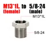 M13 * 1L bis 5/8-24 Edelstahl-Kraftstofffilter-Thread-Adapter SS-Lösungsmittel-Trap-Adapter für NAPA 4003 WIX 24003 Reverse Links