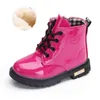 Girls Leather Boots Boys Shoes Spring Autumn PU Children Fashion Toddler Kids Warm Winter 2112069876166
