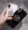 Glitter Diamond Phone Cases Bling Kickstand Back Cover Stand Holder Protector pour iPhone 12 pro max mini 11 11pro X Xs XR 7 7plus 8 8plus