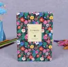 Dziewczyny Cute Floral Flower PU Notatniki Rachunek Nagrywanie Finansowanie Note Book Cotygodniowy Miesięczny Plan Planista Notebook SN4099