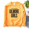 Я бы предпочел смотреть, как Gilmore Girls TV показывает женские толстовки негабаритные толстовки зимняя одежда женщина полные рукава вершины бросания женские