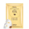 Ansiktsmaskmaskerskalar Hydrating Snail Essence fuktgivande kollagen krymper porerar anti-aging hudvård mascarilla svart ansikte 50 datorer mycket superkvalitet