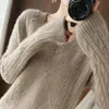 Kvinnors tr￶jor Kvinnor 2022 Autumn and Winter Cashmere Sweater V-Neck fransk blus nisch design cardigan