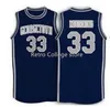 1994 Georgetown # 33 Alonzo Mourning Maillot de basket-ball de haute qualité personnalisé avec n'importe quel numéro et nom