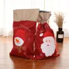 Christmas Casstring Candy Prezent Torby Snowman Santa Worek Plecak Xmas Nowy Rok Party Supplies Favors 55 * 32cm XBJK2109