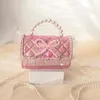 Mini Mini Bolsas Bonito Menina Princesa Messenger Bag Kawaii Bebê Pequeno Moeda Moda Meninas Festa mão Sacos Bolsa De Tote