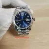 Высочайшее качество Мужчины наручные часы BP Maker 41mm 126300 Нержавеющая синий циферблат гладкий безель юбилейные полосы механические автоматические мужские часы часов с коробками
