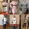 Nadafir dzianiny ciepły sweter sukienka kobiety vestidos różowy czarny bodycon mini z długim rękawem biała jesień zima sukienka kobieta Y1006