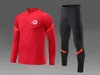 FC Salzburg men's Tracksuits outdoor sports suit Autumn and Winter Kids Home kits Casual sweatshirt size 12-2XL