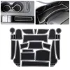 Car Organizer Anti-Slip Rubber Gate Slot Mat Cup Mats For Kona Encino 2022 Internal Accessories Stickers Styling 17Pcs