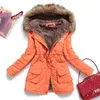 Fitaylor Veste D'hiver Femmes Épais Chaud À Capuche Parka Mujer Coton Rembourré Manteau Long Paragraphe Plus La Taille 3xl Mince Femme 211018