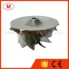 RHF5 120822-0515, A270092-0515, A2700901480 38.90 / 51.00mm 9 + 0 Blades Performance Turboatleger Turbo Compreet Compressor колесо / алюминий 2618 / Фрезерное колесо для Merce * de * \ S GLA250 / CLA250