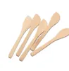 2021 new 16.5*2.7cm Wooden Cutlery Butter Knife Wood Cheese Dessert Facial Mask knife Tool Utensil