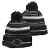 New Football Beanies Black 2021 Sideline Sport Pom Cuffed Knit Hat Knit Hat Pom Pom Cap 32 Teams Knits Mix And Match All Caps9972039