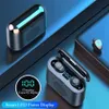 3 em 1 F9 TWS Mini Bluetooth 5.0 fone de ouvido Touching In-Ear Fone de Ouvido Sem Fio 9d Surround Speaker com Display LED Powerbank