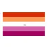 new wholesale factory price 100% Polyester 90*150cm 3x5 fts Lesbian Pride flag For Decoration EWD5733