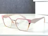 Fashion Designer women metal frame 63WV Cat eye shape optical glasses clear lens eyewear trend vintage style Anti-Ultraviolet protection come with case