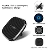 Nillkin 10w Qi無線車の充電器iPhone 12 Pro最大2 Samsung Galaxy S21のための1磁気自動車マウント電話ホルダー