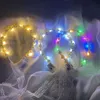 Fata Led Lampeggiante Led Colorato Cerchio per Capelli Luminoso Terza Marcia Bagliore Cravatta Femminile Delicato Pizzo Copricapo di Perle Mercato Notturno Giocattolo Rave