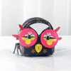 Porte-clés en cuir PU en forme de hibou pour enfants, sac à clés de dessin animé mignon, porte-clés portefeuille à fermeture éclair, sacs à monnaie, sac à dos, sac à bandoulière pendentif 4993746