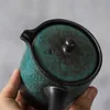 Tangpin Ceramic Kyusu чайник зеленый традиционный китайский чайный бак 200 мл 210813