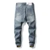 New Style Of Men's Colorful Jeans Hollow-Out Fashion Pants Large S-4XL X0621