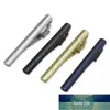 Novos clipes de gravata para homens estilo Moda Metal Blue Tone Bar Prático Gravata Gravata Gravata Pin Man Gift Cufflinks para Mens Factory Preço Especialista Qualidade Mais Recente