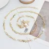 Belts Trendy Pearl Waistband Dress Decor Metal Belt Femme Waist Beaded Hook Silver Gold Chain Wild Thin