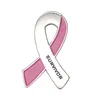 Broches Broches Breast Cancer Awareness Heart Survivor Believe Hope Pink Ribbon Lapel Marc22