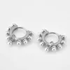 Andywen 925 sterling argento di perle per peperoncini rotondi piccoli cerchio orecchino roccia punk gioielli a pendiente di lusso 210608265e8075825